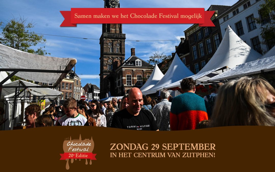 Samen maken we het Chocolade Festival mogelijk!